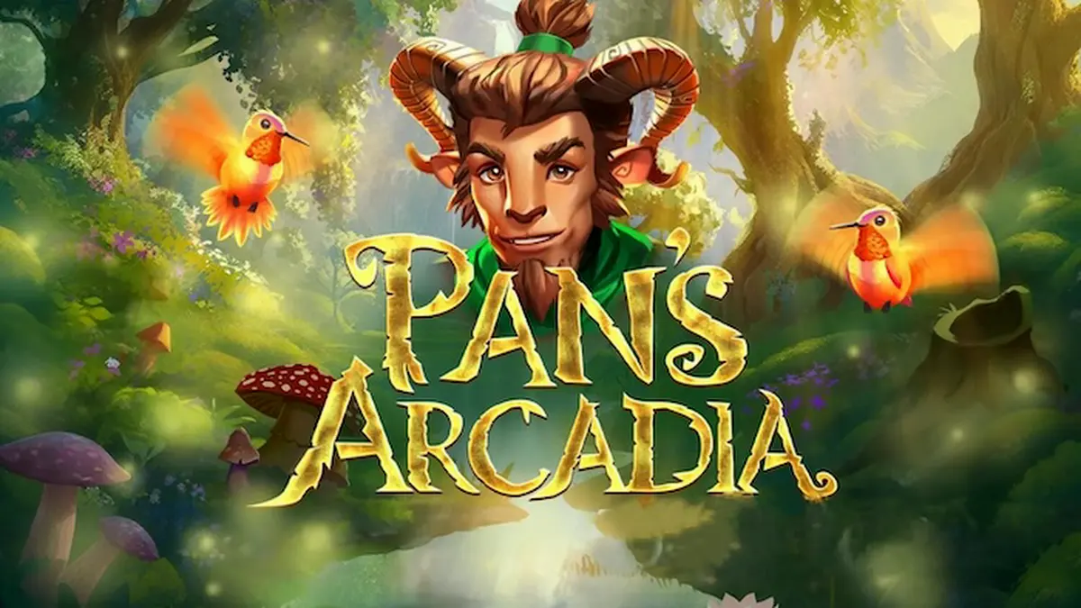 Cenário mágico da floresta em Pan’s Arcadia